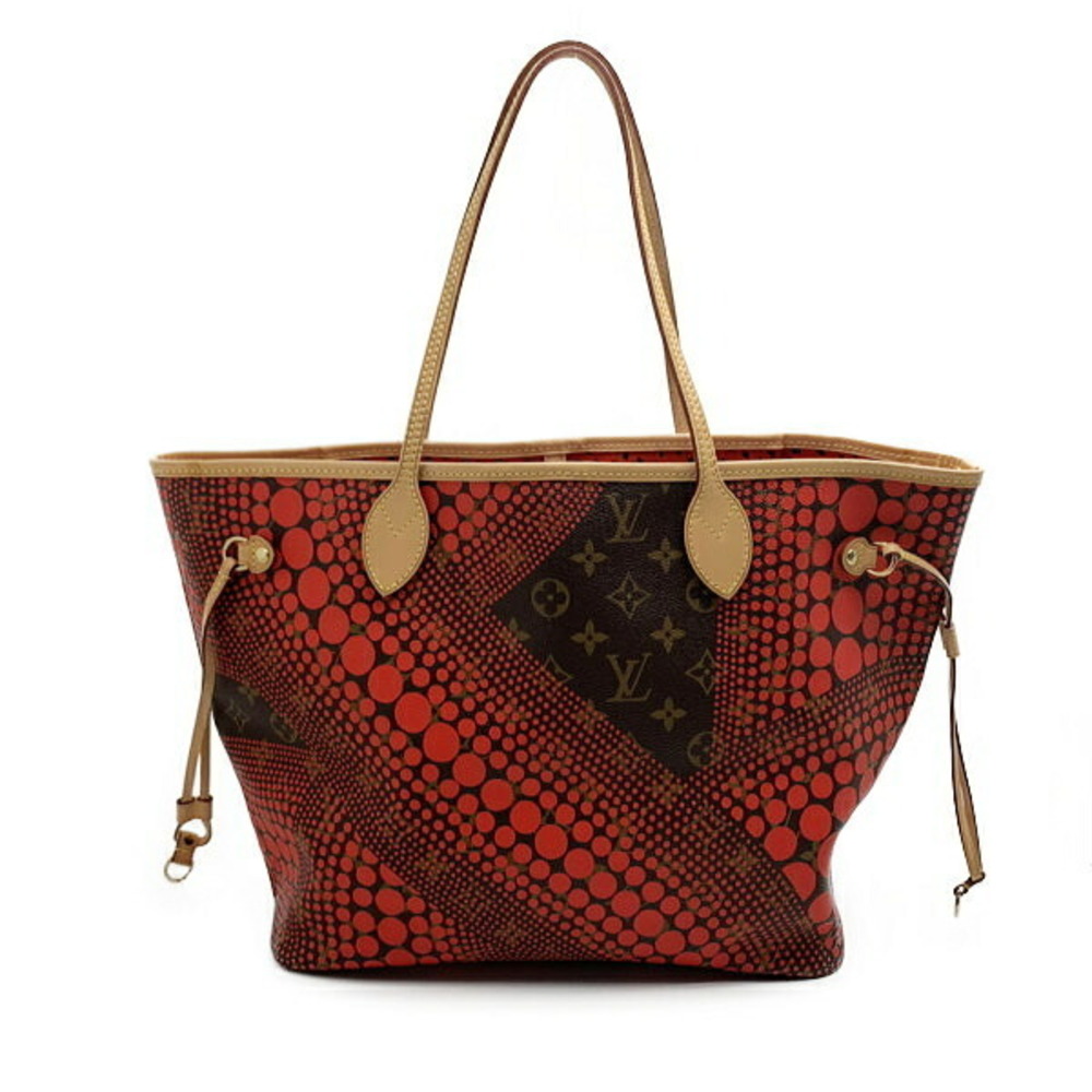 Louis Vuitton Tote Bag Monogram New Wave Neverfull Yayoi Kusama Rouge